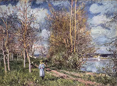 The Small Meadows in Spring Alfred Sisley